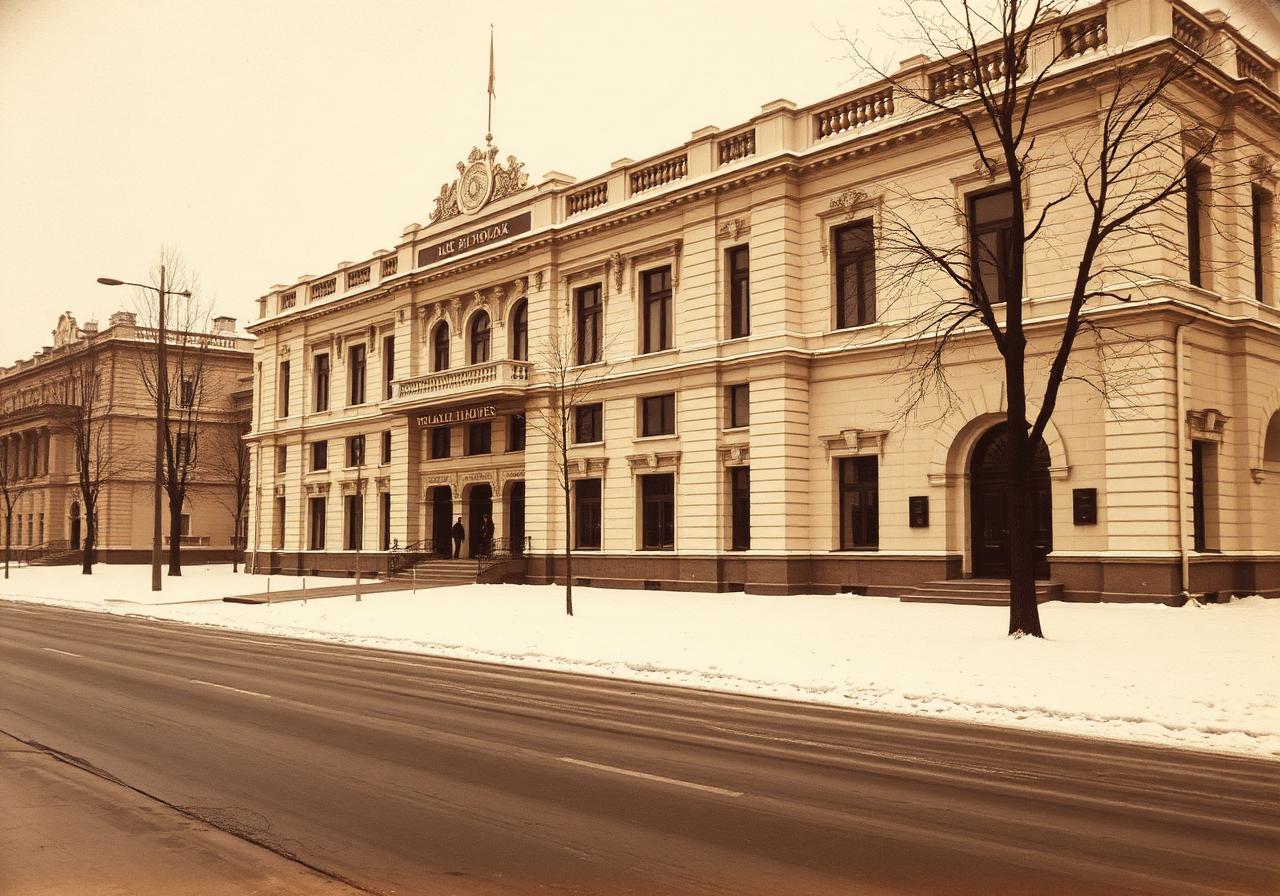 Здание бань в 1939 году